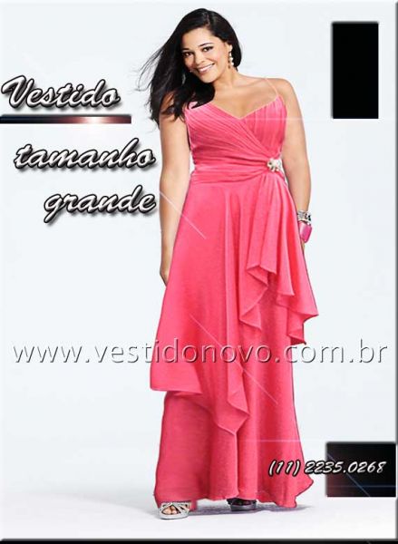 Vestido rosa numeração grande - plus size zona sul São Paulo