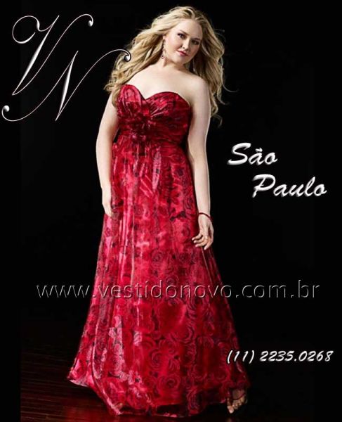 Vestido vermelho para mãe best sale do noivo